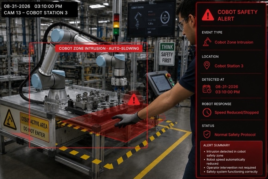 Robot / Cobot Workspace Intrusion